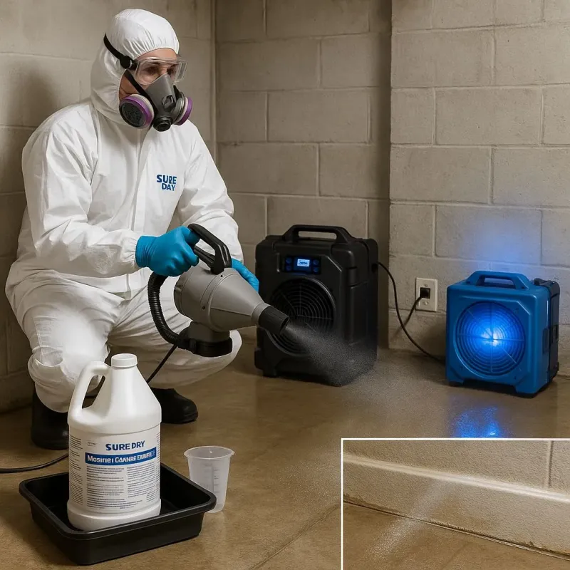 Sanitization and Odor Removal process in Weedsport, NY